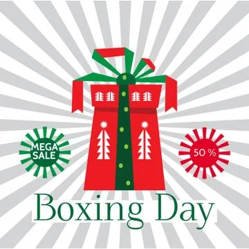 Boxing day Stock Illustration