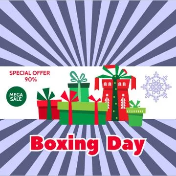 Boxing day Stock Illustration