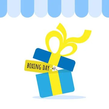 Boxing day logo. Suitable for Boxing Day's events Stock Illustration