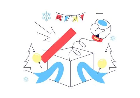 Boxing Day Vector Illustration Featuring Boxing Sale, Gloves, Gift Box and .. Stock Illustration