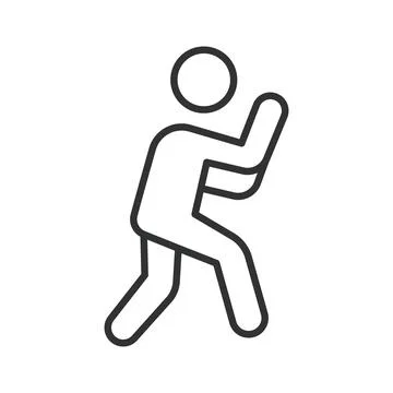 Boxing defense and blocking punch, icon in line design. boxing defense, blocking Stock Illustration