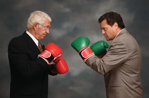 Boxing executives Foto stock
