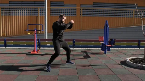 Boxing Stock Footage 127865564