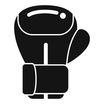 Boxing glove icon simple vector. Active gym Stock Illustration