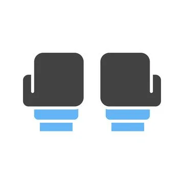 Boxing Glove icon vector image. Stock Illustration