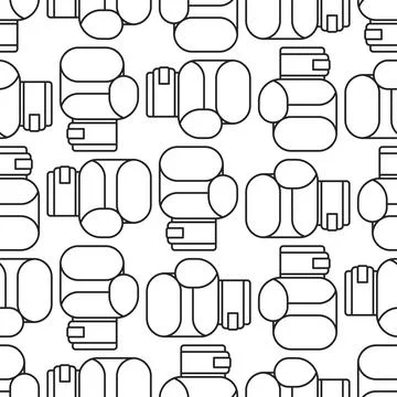 Boxing glove pattern seamless. boxing accessory background. Boxer uniform t.. Stock Illustration