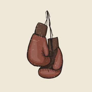 Boxing gloves 스톡 일러스트