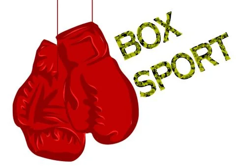 Boxing gloves Stock Illustration