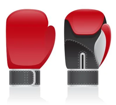 Boxing gloves illustration Stock Illustration