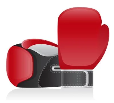 Boxing gloves illustration Stock Illustration