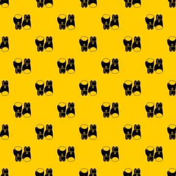 Boxing gloves pattern vector Illustrazione stock