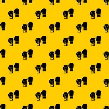 Boxing gloves pattern vector 스톡 일러스트