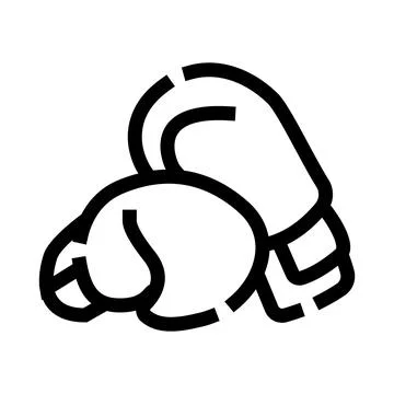 Boxing gloves ready for combat and training Stock Illustration