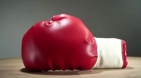 Boxing gloves rotation Stock Footage 47485158