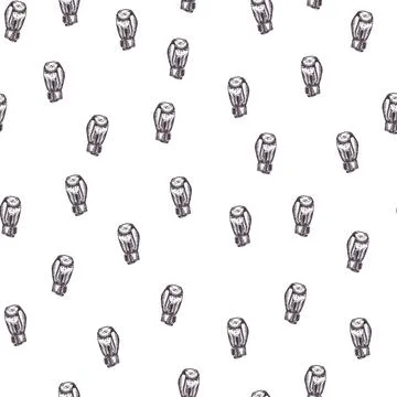 Boxing gloves seamless pattern. Vintage sport inventory background. Stock Illustration