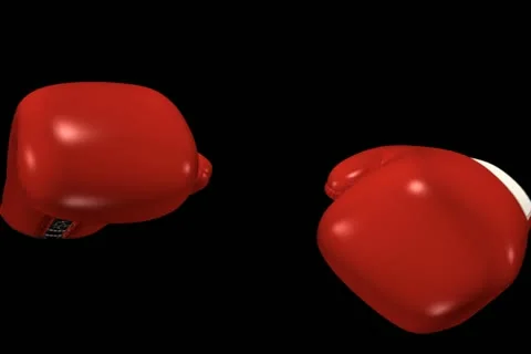 Boxing Gloves Transition Stock Footage 10870546