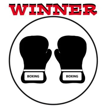 Boxing gloves on white background Stock Illustration