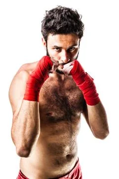 Boxing guard Stock Photos