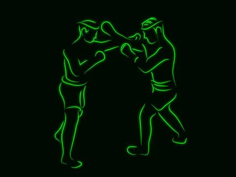 Boxing Stock Illustration