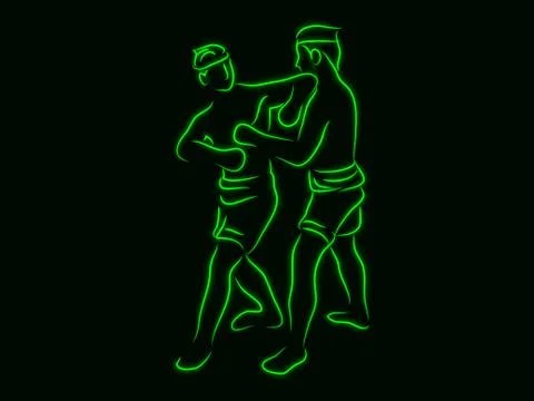 Boxing Illustrazione stock