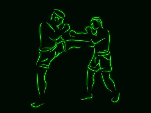 Boxing Illustrazione stock