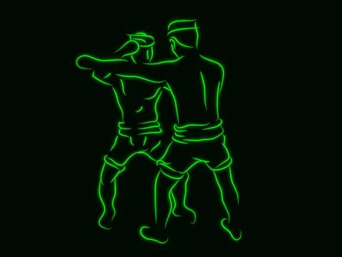 Boxing Stock Illustration