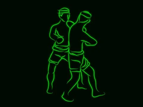 Boxing Illustrazione stock