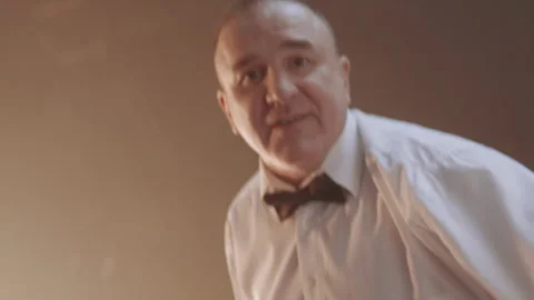 Boxing Judge Counting to the End Game Stock Footage 282982073