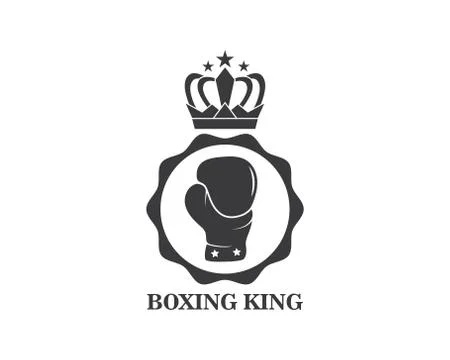 Boxing logo vector icon illustration Stock Illustration