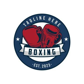 Boxing logo vector illustration Stock Illustration