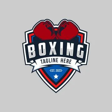 Boxing logo vector illustration Stock Illustration