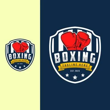 Boxing logo vector illustration Stock Illustration