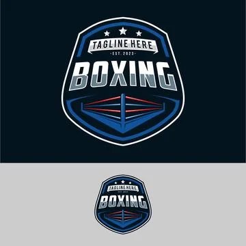 Boxing logo vector illustration Stock Illustration
