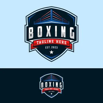 Boxing logo vector illustration Stock Illustration
