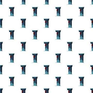 Boxing machine arcade game seamless pattern repeating background 스톡 일러스트