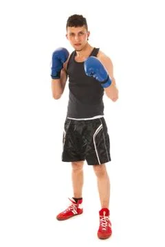 Boxing man Stock Photos