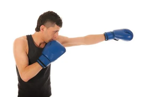 Boxing man Foto stock