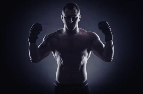 Boxing man Stock Photos