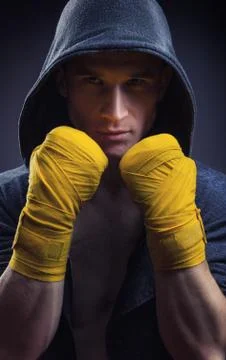 Boxing man Stock Photos