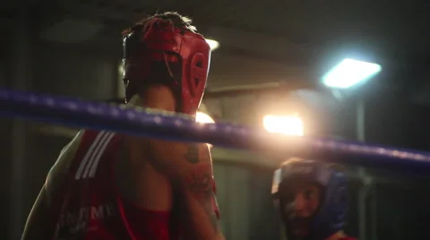 Boxing match Stock-Footage 43550166