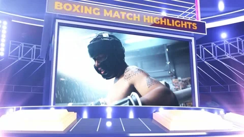 Boxing Match Logo Reveal Stock After Effects