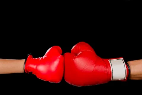 Boxing match. Stock Photos