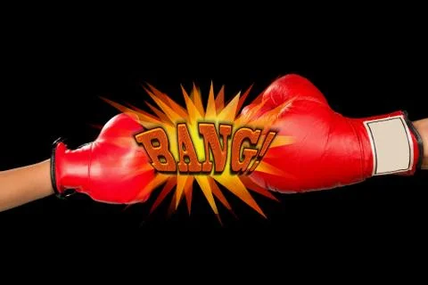 Boxing match. Stock Photos