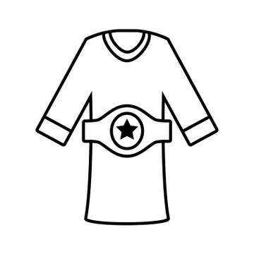 Boxing output towell icon Stock Illustration