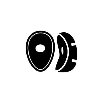 Boxing Paws Flat Vector Icon 스톡 일러스트