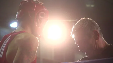 Boxing preparation Stock Footage 43541920