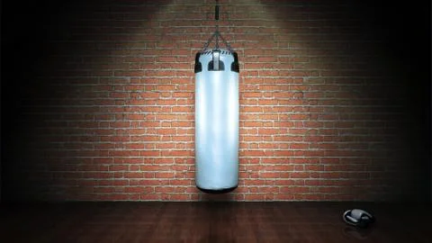 Boxing punch bag Illustrazione stock