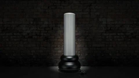 Boxing punch bag Stock Illustration