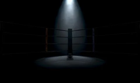 Boxing Ring Corner Illustrazione stock