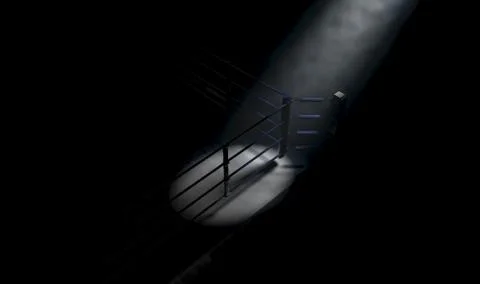 Boxing Ring Corner Illustrazione stock